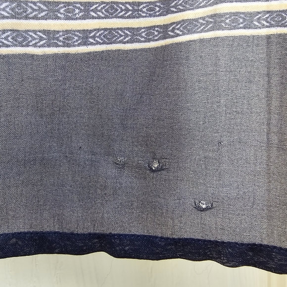 Sheer Blue Paisley Swim Cover-up - Picture 9 of 11